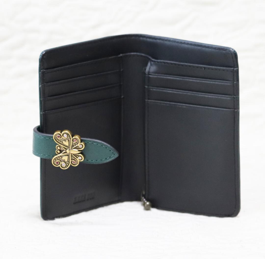 新品タグ付き【ANNA SUI アナスイ】ロジェ 蝶モチーフ 二つ折り財布