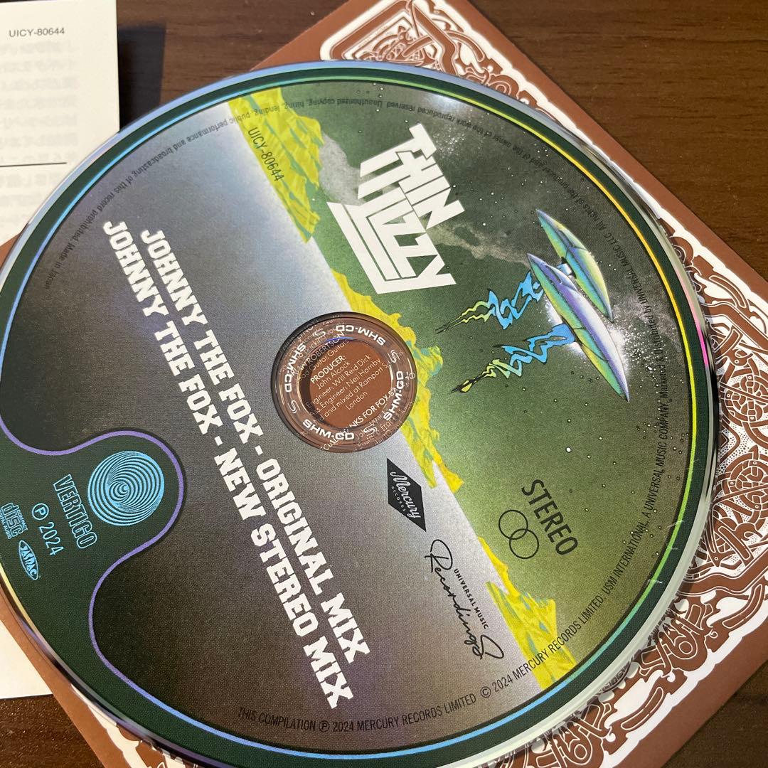 AOR 紙ジャケットCD シン・リジィ/サギ師ジョニー