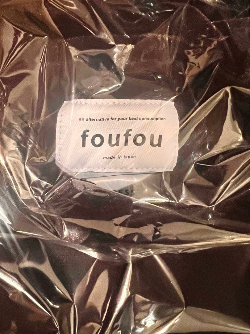新品 foufou ベロアボタンブラウス