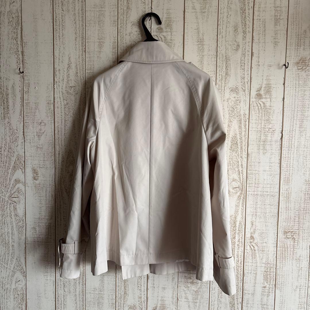 新品　23区　コットンポリエステルギャバジン ショート トレンチ コート