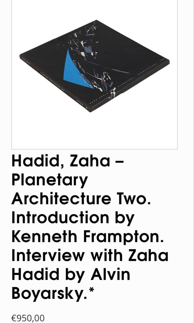 ザハ・ハデッド、PLANETARY ARCHITECTURE TWO