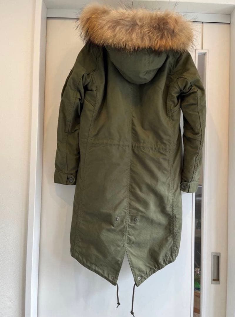 極美品　アメリカンラグシー リアルファー4wayモッズコート
