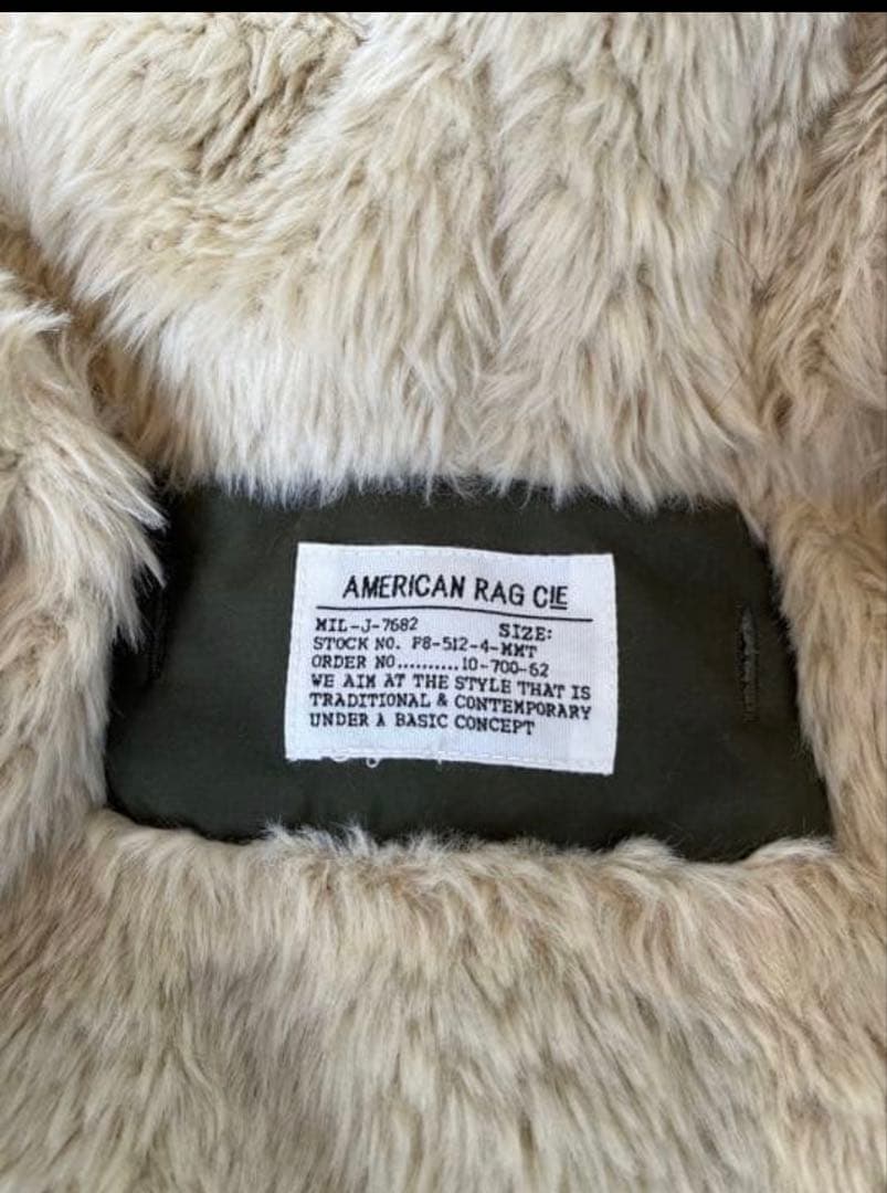 極美品　アメリカンラグシー リアルファー4wayモッズコート