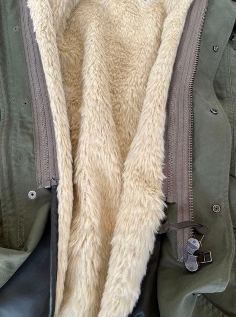 極美品　アメリカンラグシー リアルファー4wayモッズコート