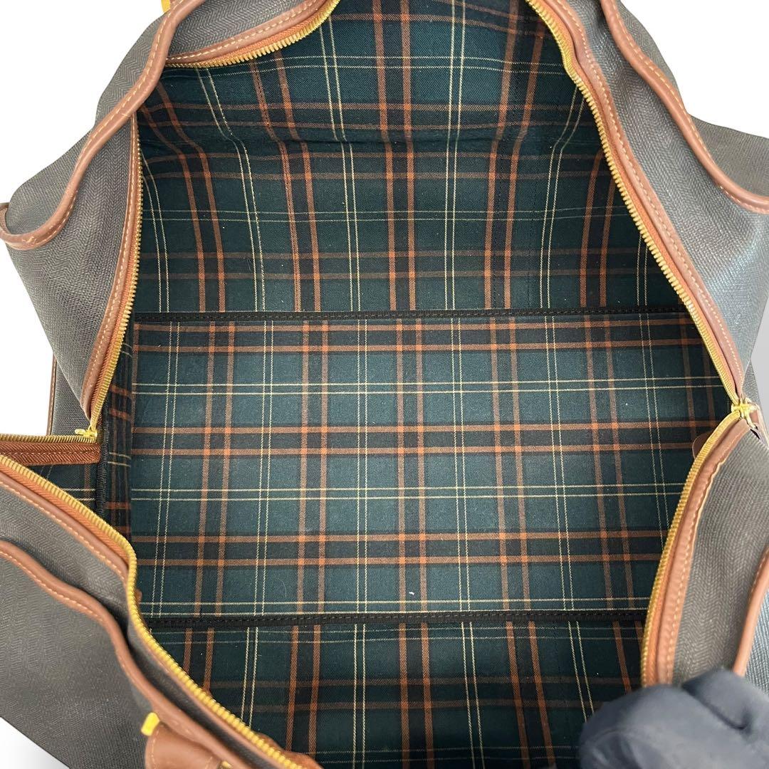 【美品】　ダンヒル　ボストンバッグ　大容量　旅行鞄　ジムバッグ　ダッフルバッグ