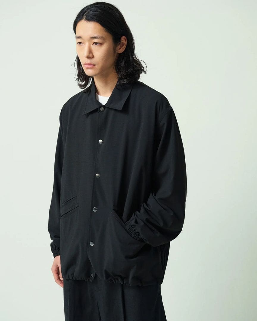 ジャケット・アウター RHYTHR SUMMER WOOL MIX COACH JACKET L