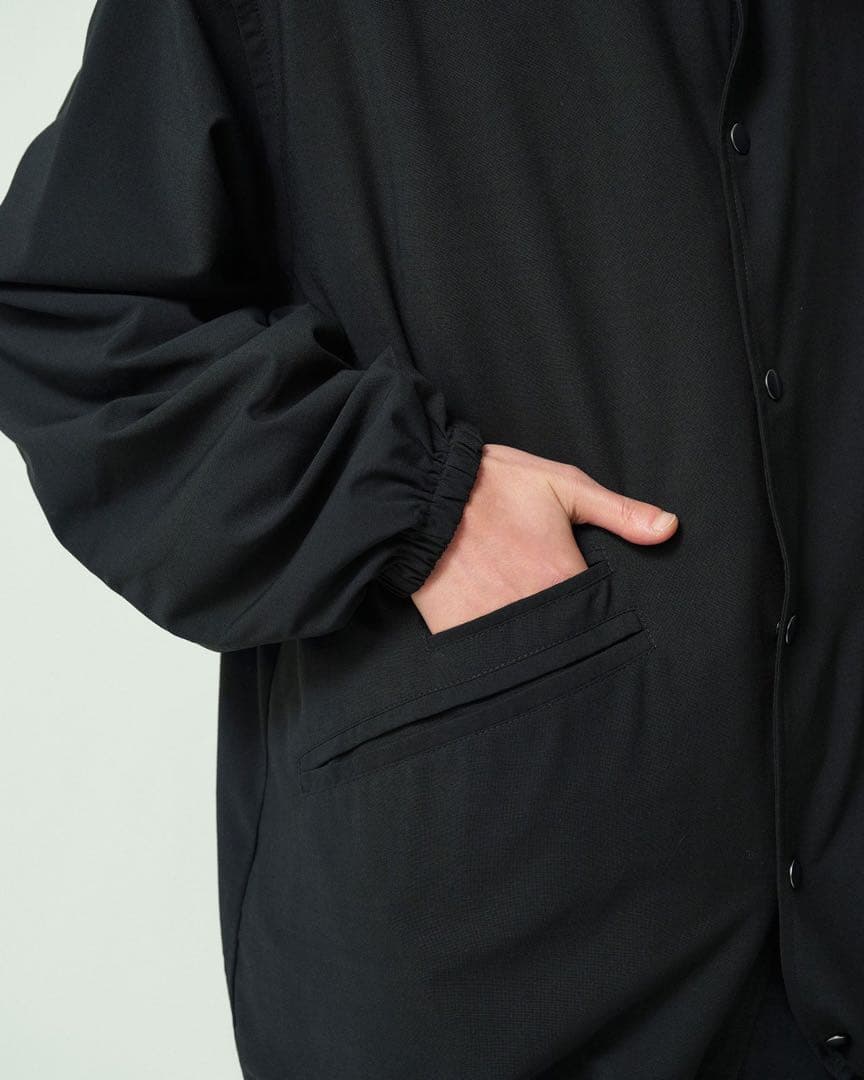 ジャケット・アウター RHYTHR SUMMER WOOL MIX COACH JACKET L