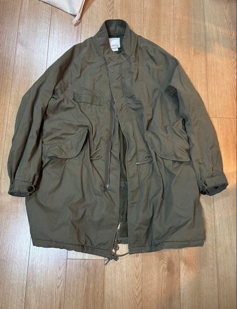 VISVIM SIX-FIVE FISHTAIL PARKA 泥染　mud