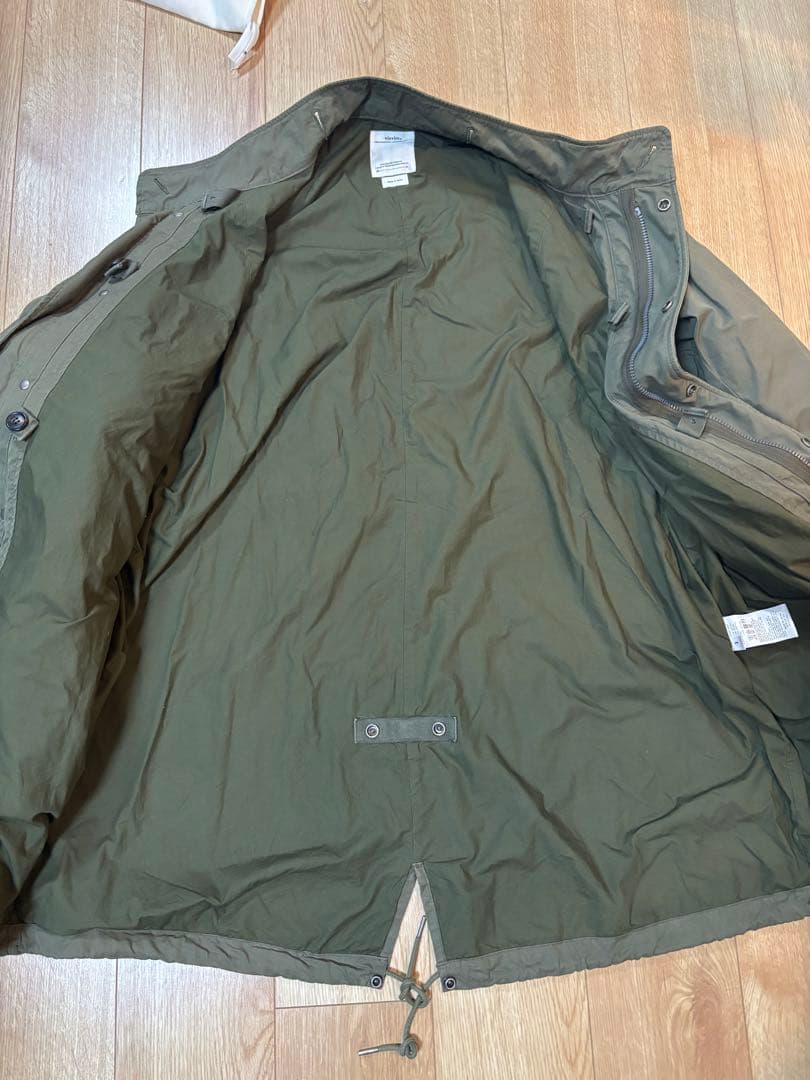 VISVIM SIX-FIVE FISHTAIL PARKA 泥染　mud