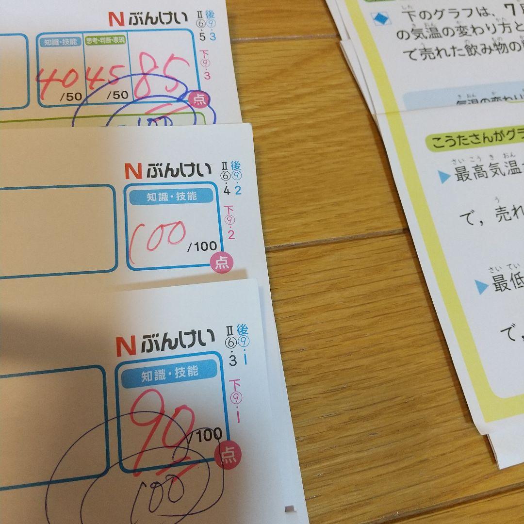 カラーテスト　４年生　４年算数テスト　使用済 ２０２３年度