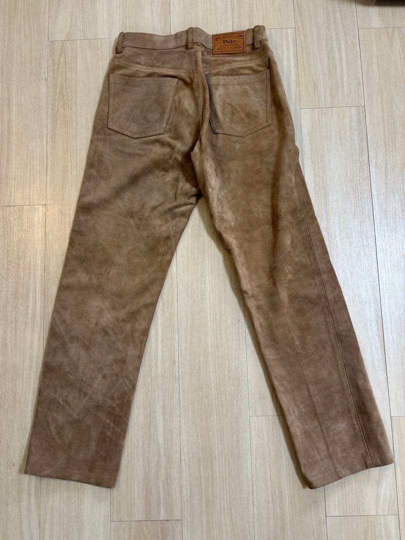 Polo Ralph Lauren スエードパンツ ブラウン