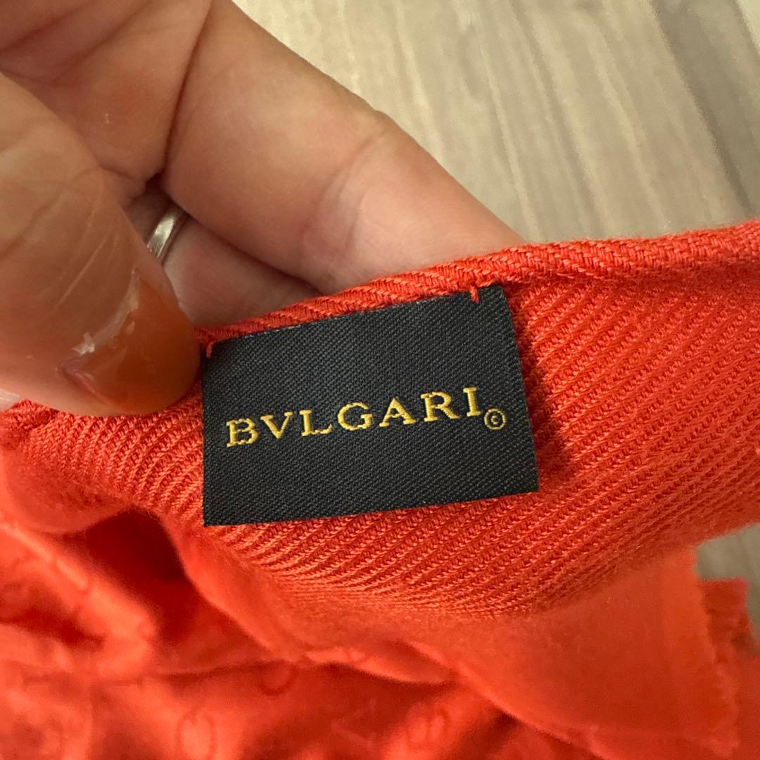 BVLGARI オレンジ ストール・ショール