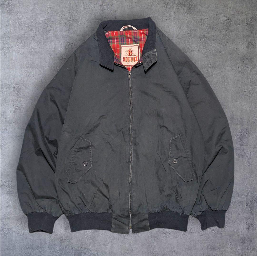 80s BARACUTA G9 スイングトップ 42　ハリントンジャケット 紺