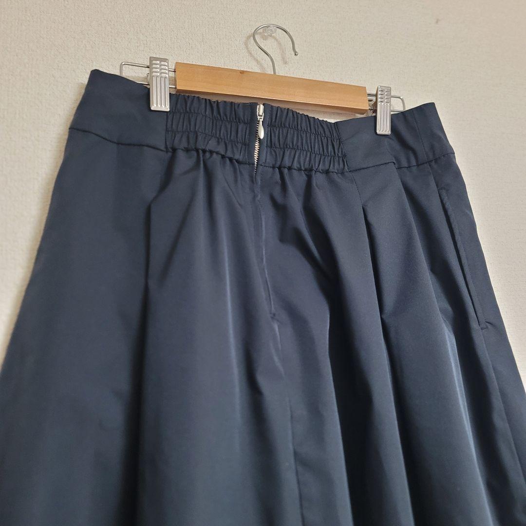 美品✨SOEJU ソージュ リモンタタックスカート バックジップ 撥水 紺