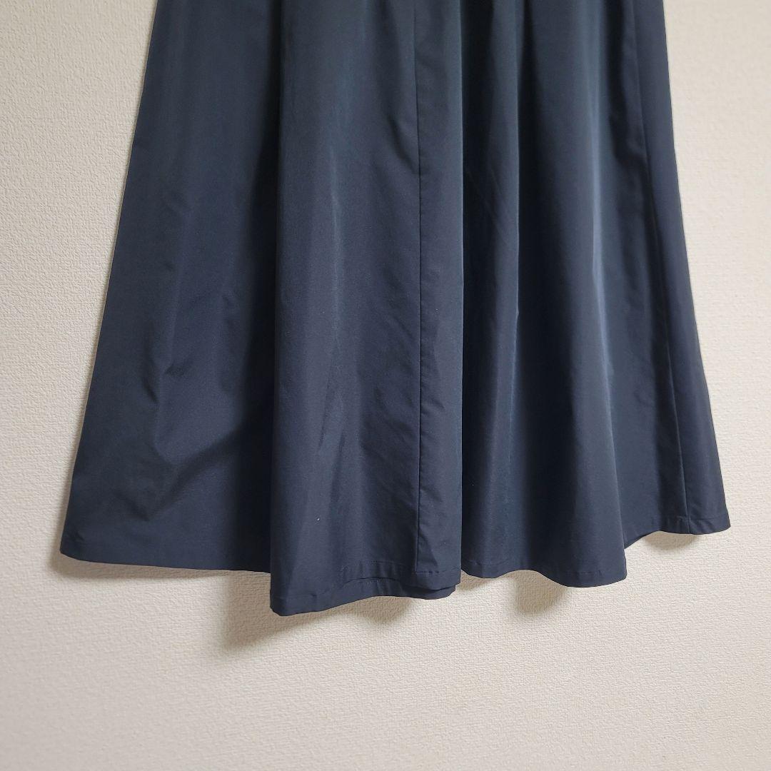 美品✨SOEJU ソージュ リモンタタックスカート バックジップ 撥水 紺