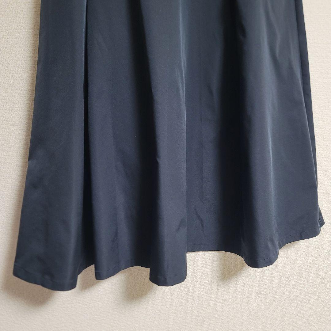 美品✨SOEJU ソージュ リモンタタックスカート バックジップ 撥水 紺