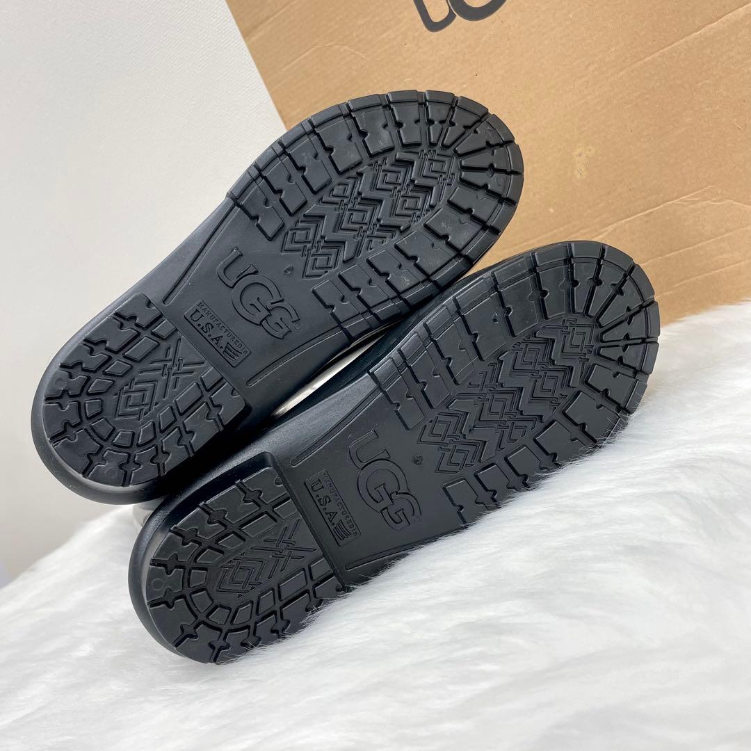 新品 未使用 UGG 長靴 レインブーツ チェック グリーン 箱付き