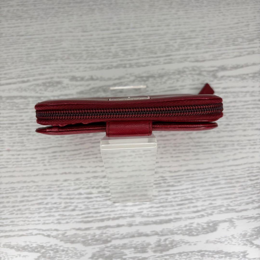 極美品　PRADA プラダ　二つ折り財布　ラウンドジップ　S8478