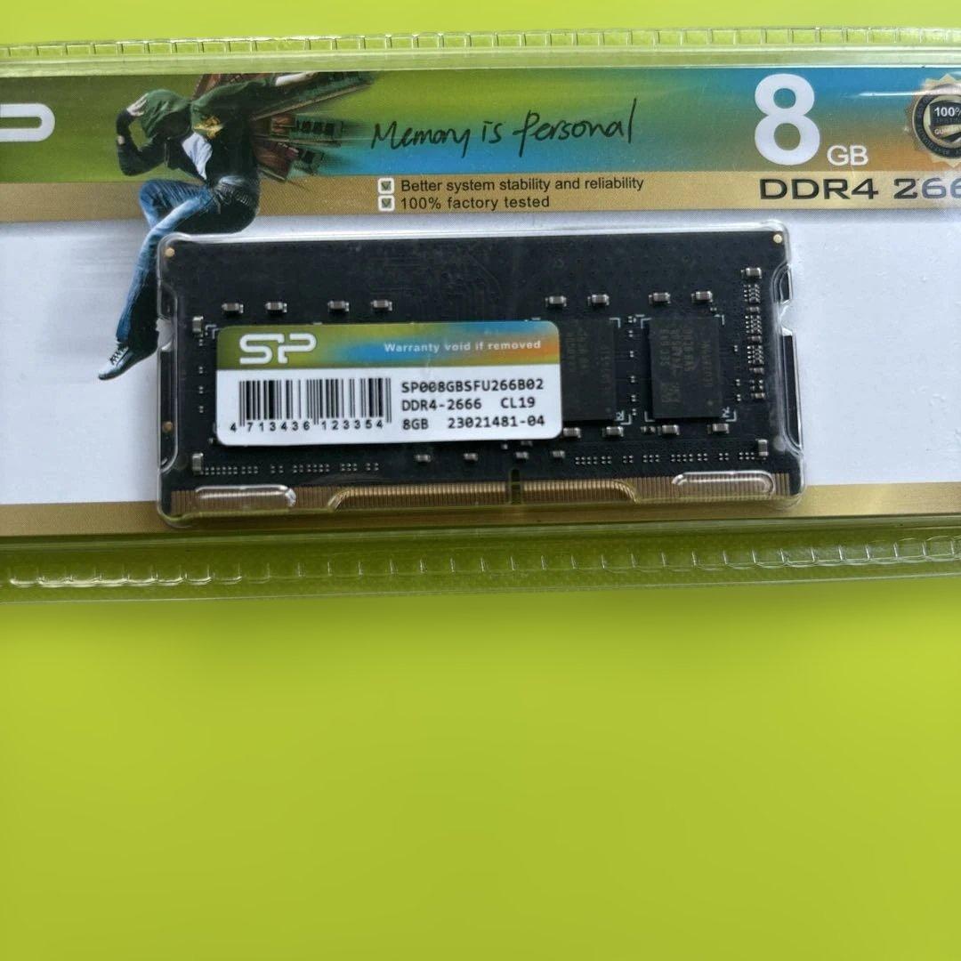【新品未開封】DDR4 8GB ノート用メモリ PC4-21300 2666MH