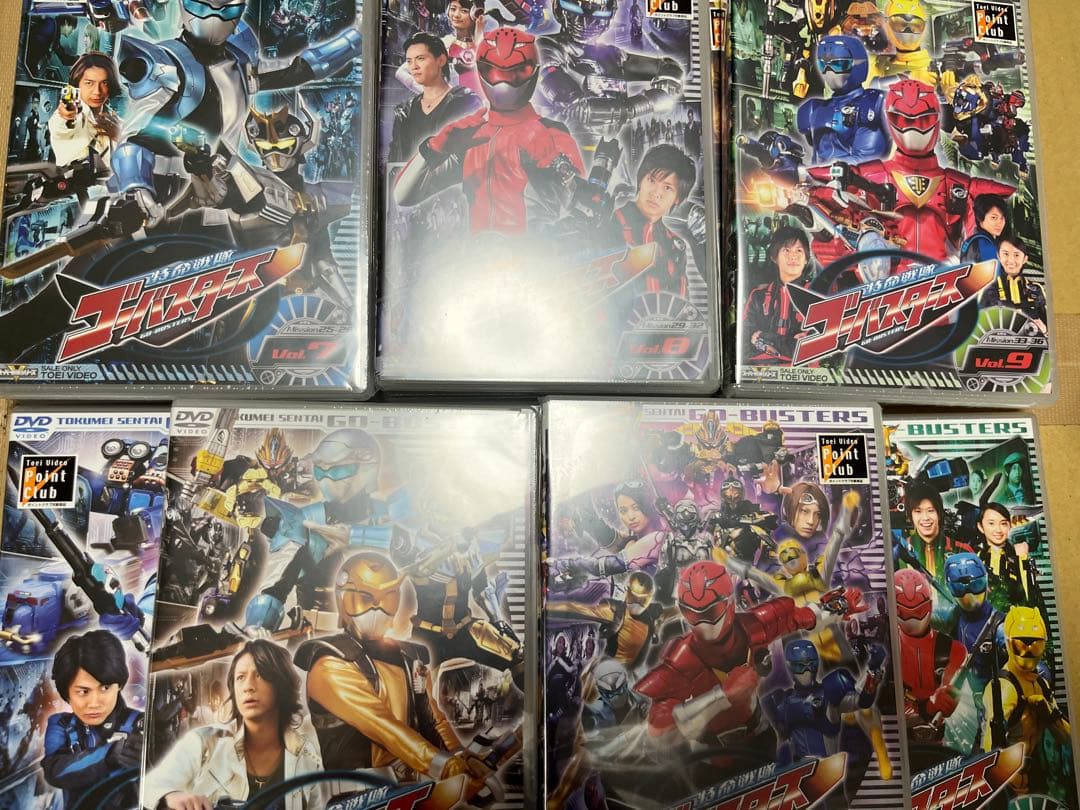特命戦隊ゴーバスターズ 12巻　全巻セット　未開封含む　DVD