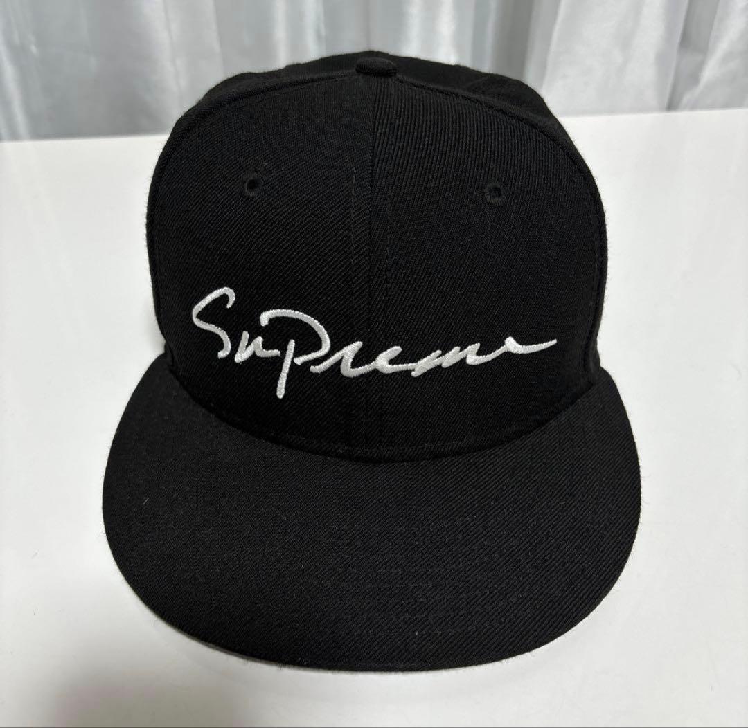 Supreme ブラック キャップ 7 1/4