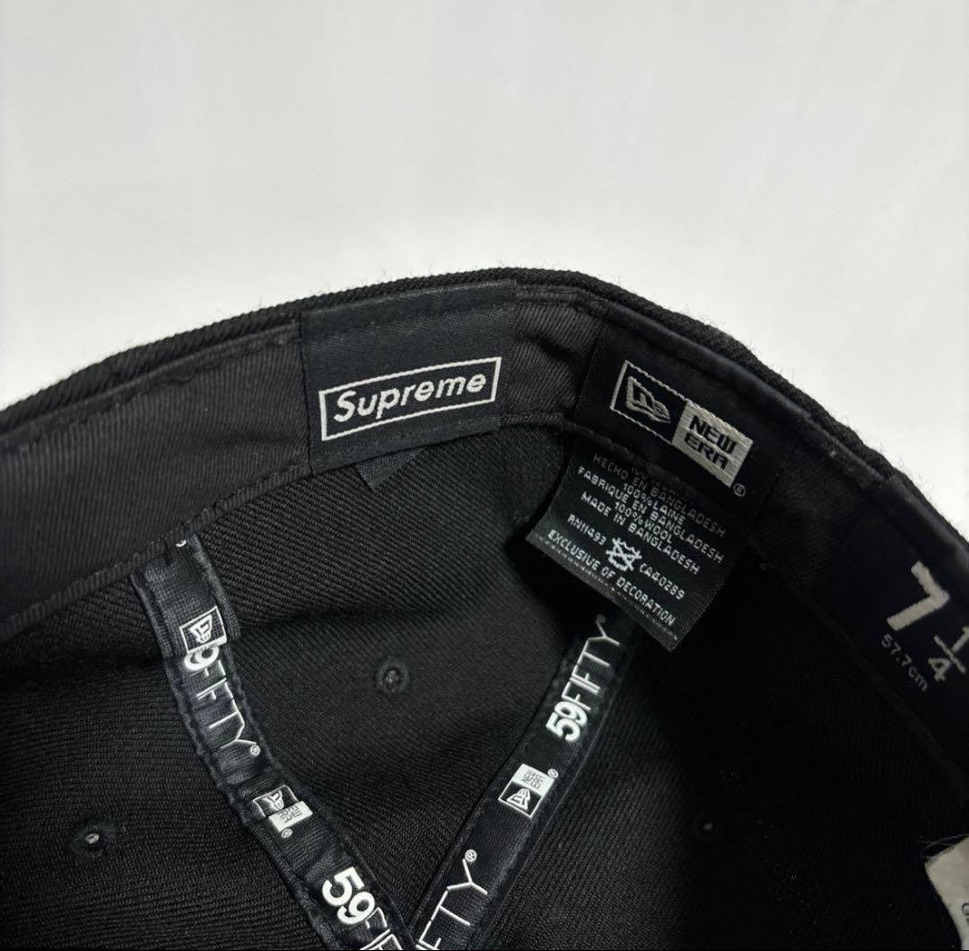 Supreme ブラック キャップ 7 1/4
