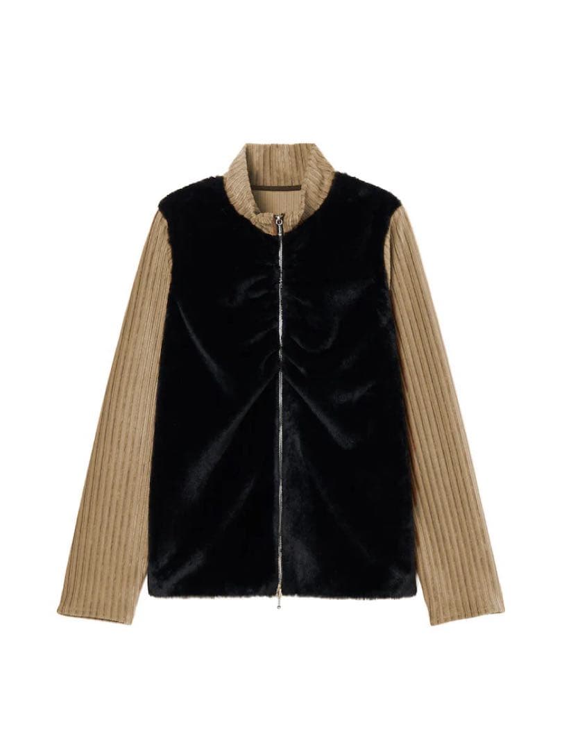 sahara（MARTE）Fur Docking Zip Top