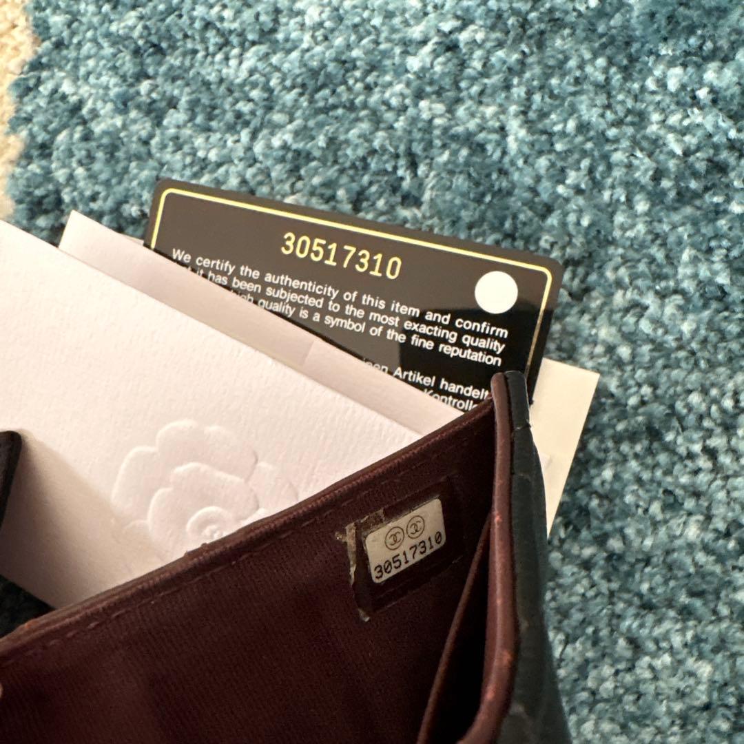 a*.様 CHANEL 三つ折り財布 スモールウォレット キャビアスキン シャネ