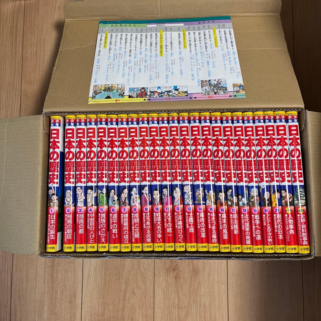 日本の歴史 漫画 全巻セット 決定版　きれいです