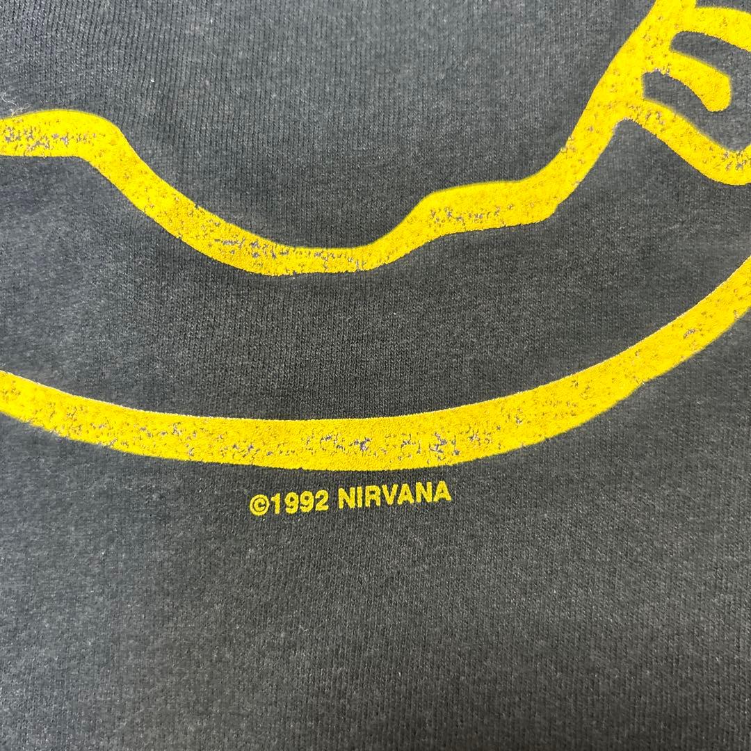 NIRVANA スミリー顔 Tシャツ 1992年
