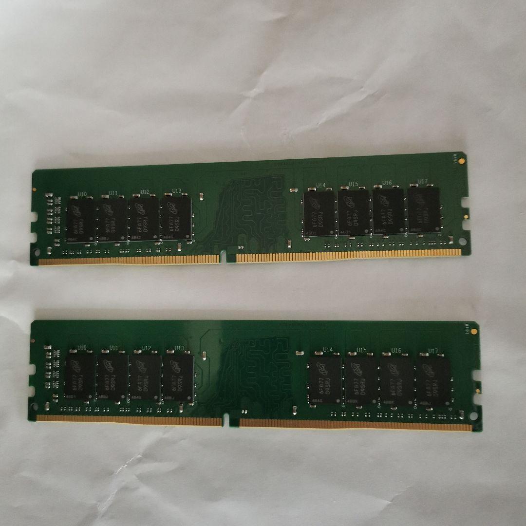 Crucial DDR4 16GBx2枚 32GB pc4-2133 動作確認済