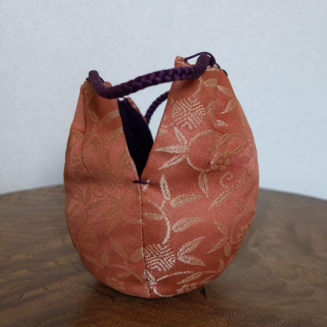 茶道具　文琳茶入　佐久間芳山　作　松古窯　仕履付　表千家　裏千家　【匿名配送】