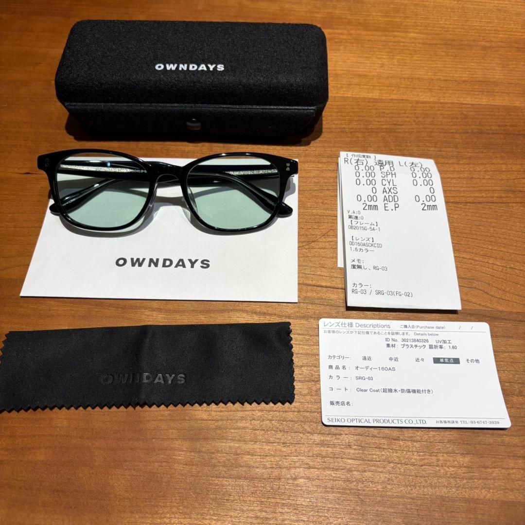 木村拓哉着用サングラス 同型同色モデルOWNDAYS BACK in BLACK