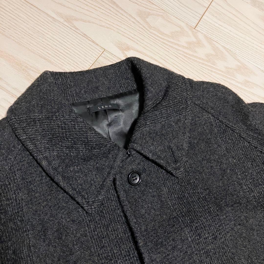 タグ付　22AW 定価99,000円　LENO ウール　バルカラーコート