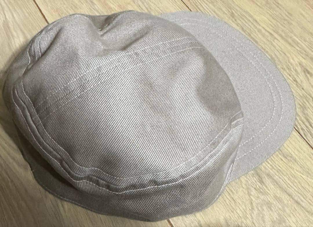 アットラスト コットンツイルワークキャップ ベージュ