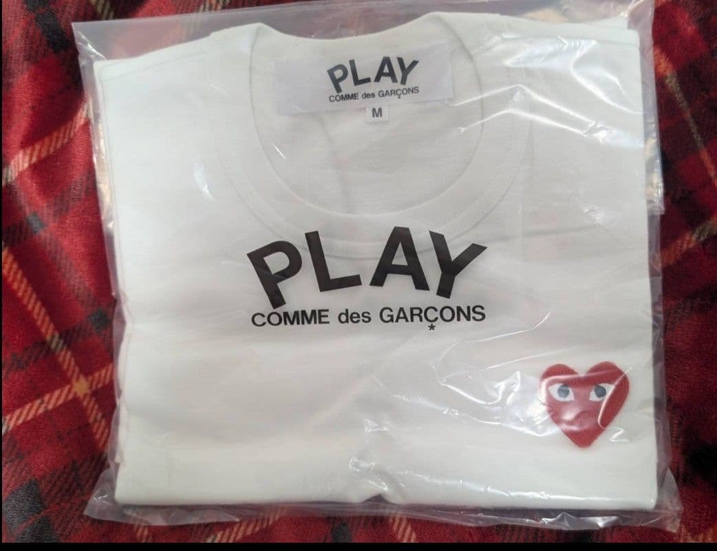 COMME des GARÇONS PLAY Tシャツ M ホワイト