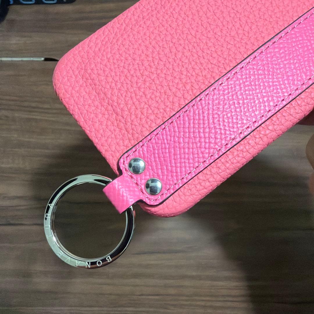 BONAVENTURA ボナベンチュラ iPhone14ケース ピンク 人気商品