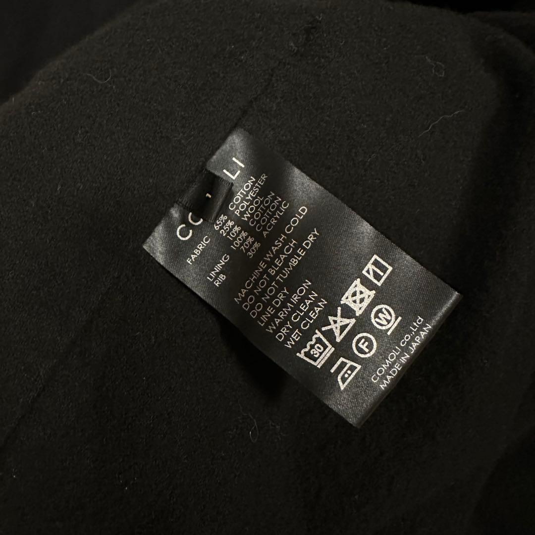 COMOLI ポストワークツイル キャップショルダーブルゾン 26SS 1