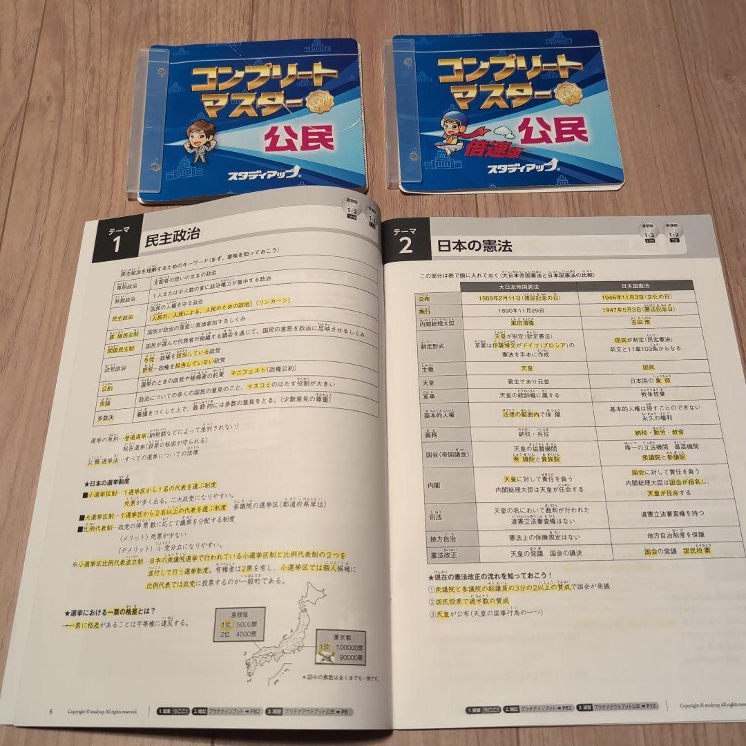 コンプリートマスター 公民　2023/2024年度版