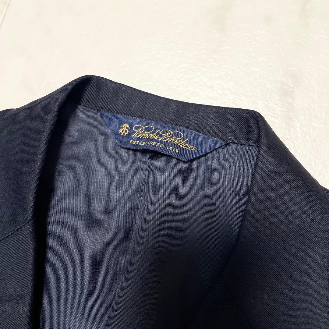 極美品 ブルックスブラザーズ REGENT カノニコ生地 金ボタン 紺ブレ 38