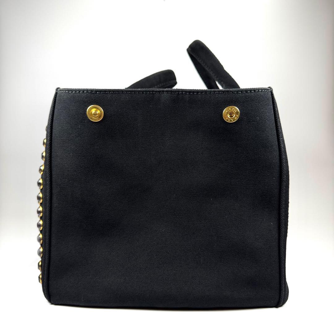 極美品✨ PRADA カナパ 2way ショルダー付 スタッズ ビジュー