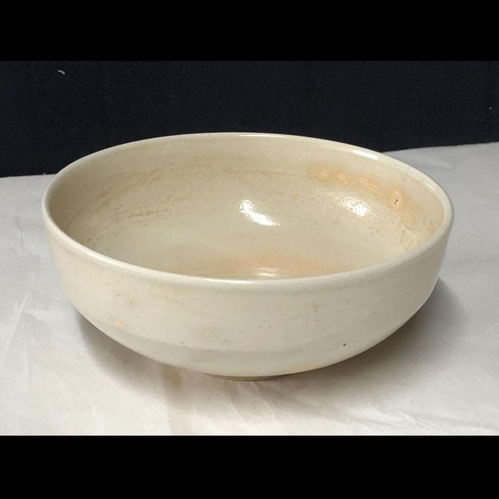 e1662 平安 丹祐 共箱 御本手 茶碗 抹茶碗 平茶碗 茶道具