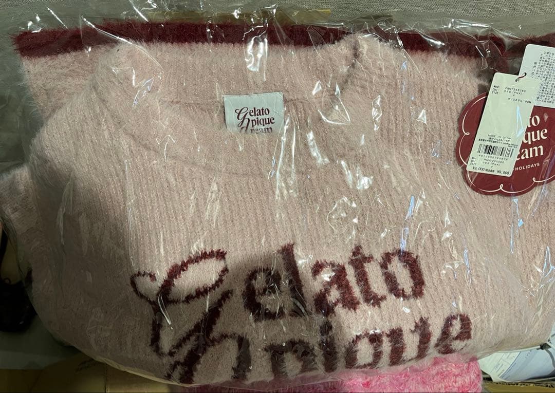 gelato pique ラメフェザープルオーバー ラメフェザーショートパンツ