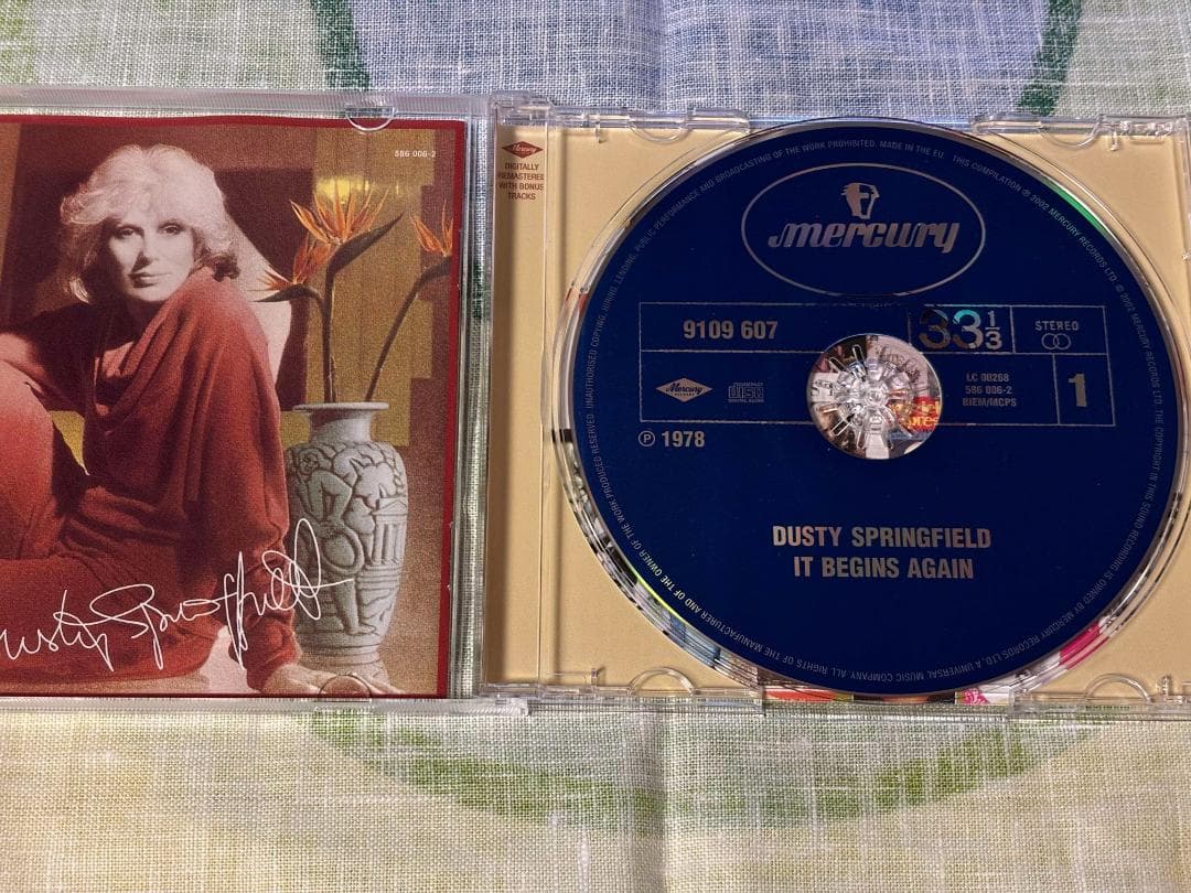 洋楽 Dusty Springfield It Begins Again 1978