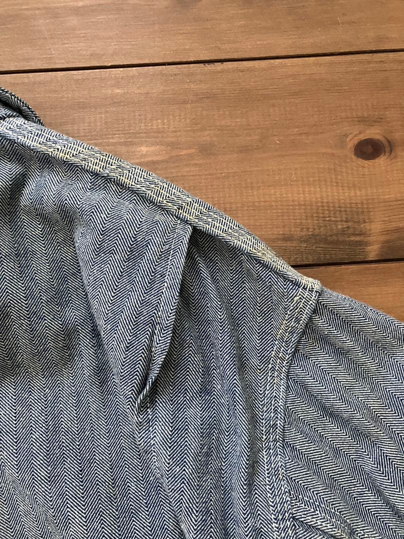 ラ*テ様 【90s 】星タグCarhartt ヘリンボーン チョアコート ビンテ