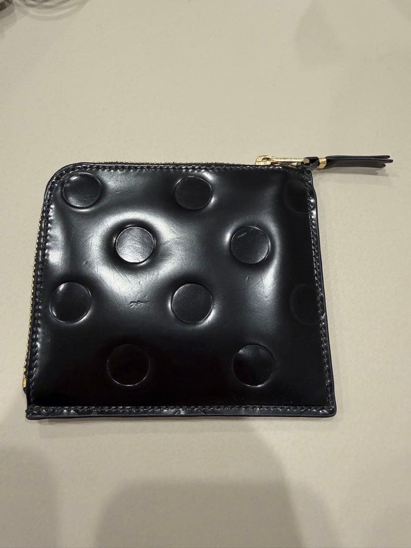 ブラックドット コムデギャルソン財布
