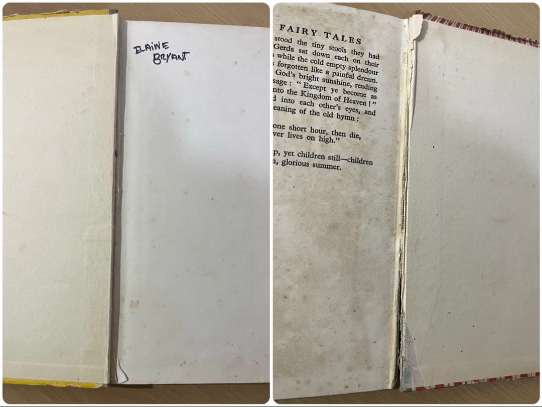 No.456希少 古書 洋書 絵本 アンティーク アンデルセン　童話　児童書