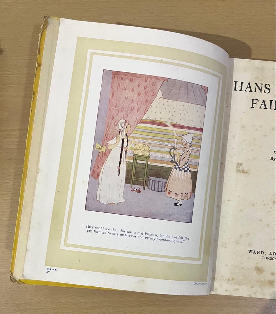 No.456希少 古書 洋書 絵本 アンティーク アンデルセン　童話　児童書