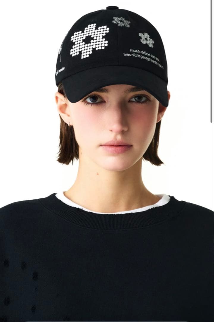 GADID ANONIEM キャップ　PIXEL / BLACK サイズFREE