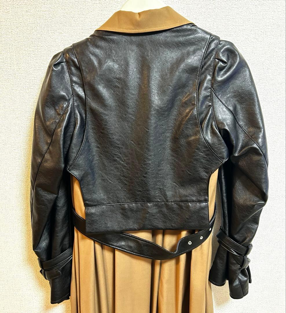 【美品】Ameri RIDERS DOCKING COAT